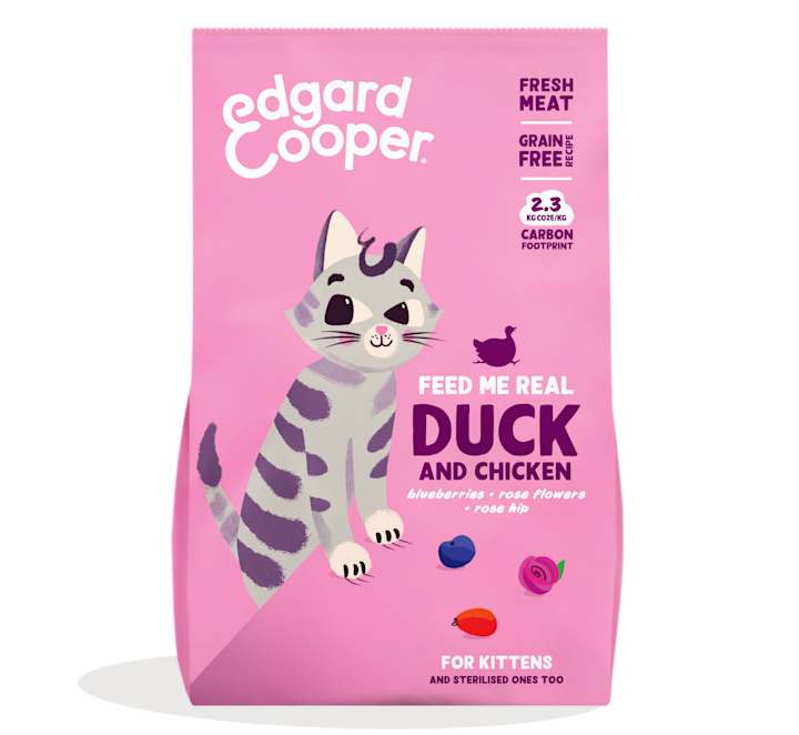Pack - Cat Junior Kibble Duck Chicken EN