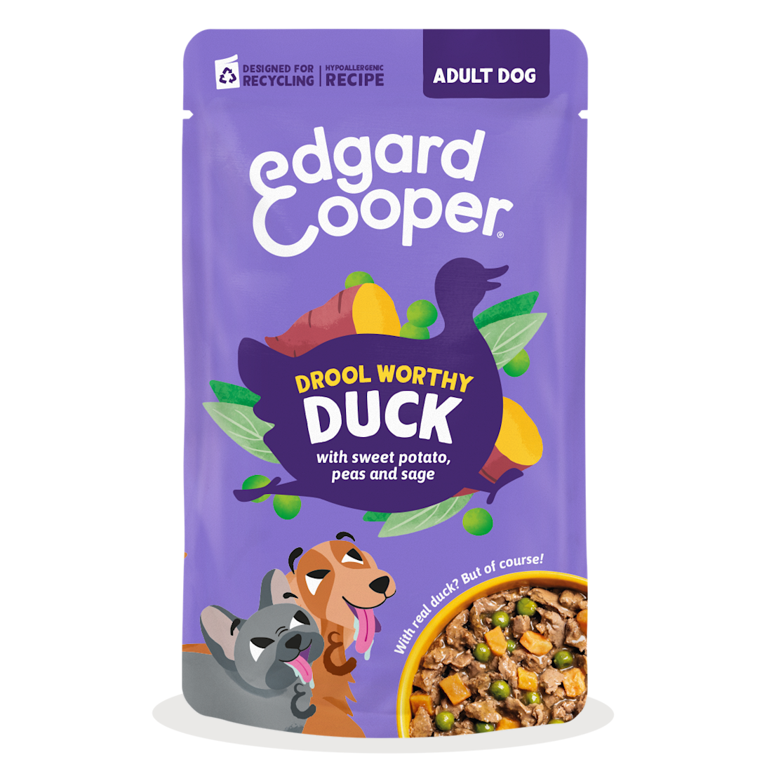 EC 2026 Dog Adult Pouch Duck Singles FOP