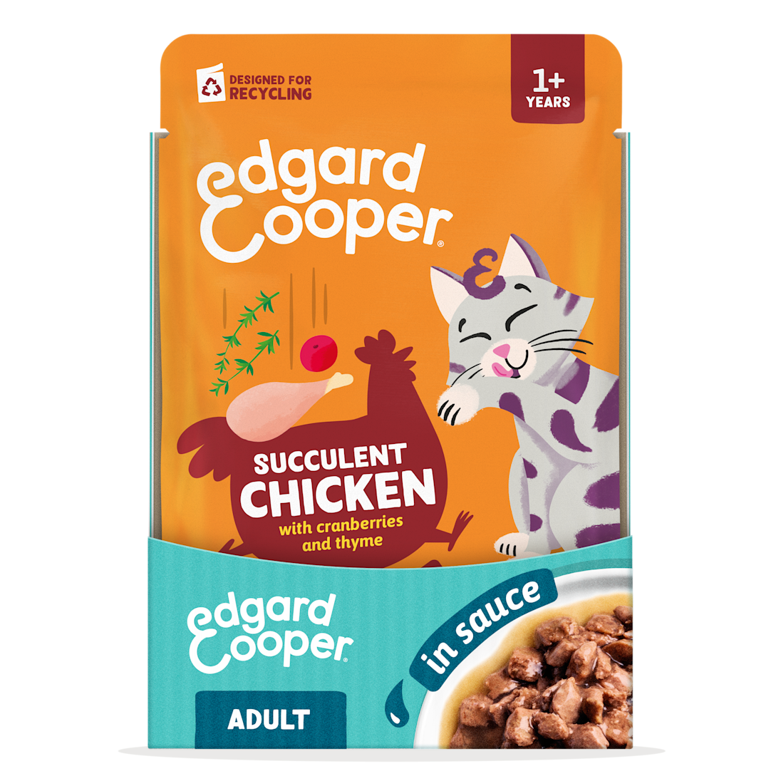 EC 2025 Cat Adult Pouch Chicken Singles SRP CORE FRONT EX 5404040806793