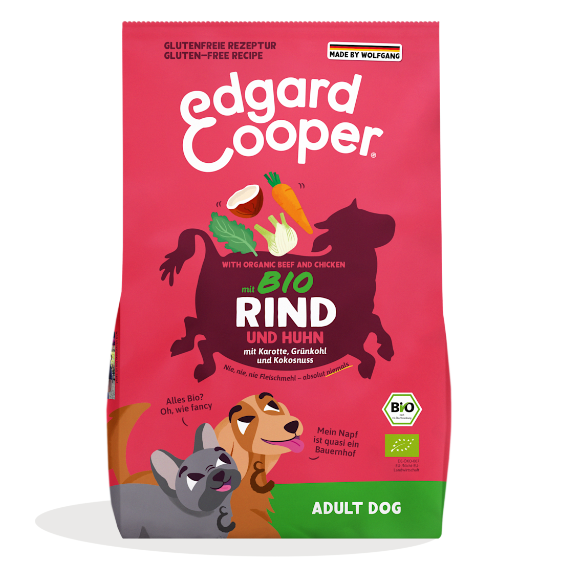EC Dog Adult Organic Beef DE DTC