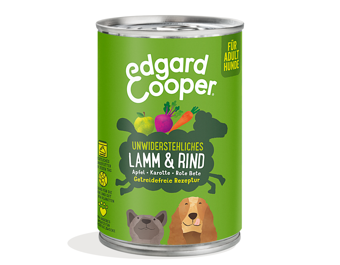 Pack - Dog Adult Paté Tin Lamb Beef DE
