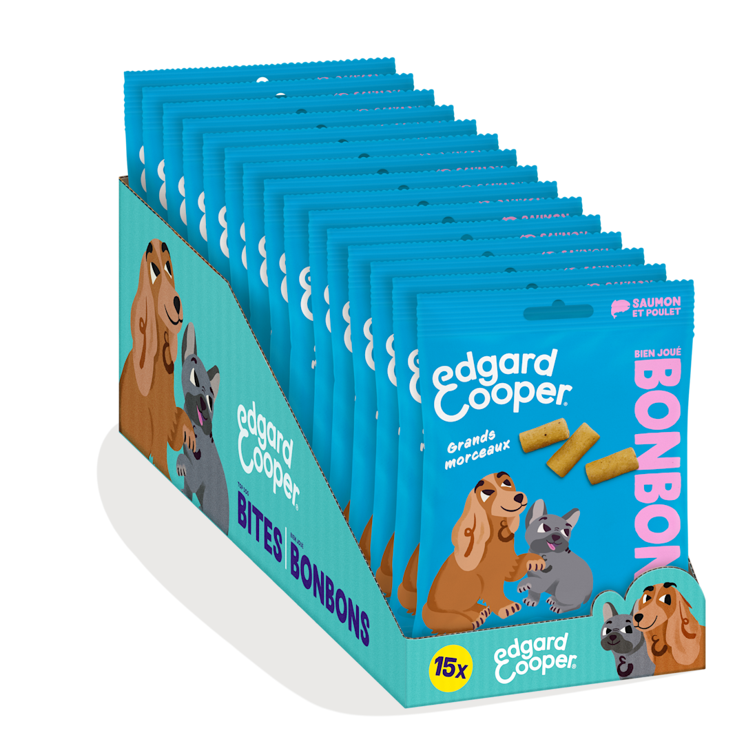Pack - Dog All Bites Salmon Large SRP FR
