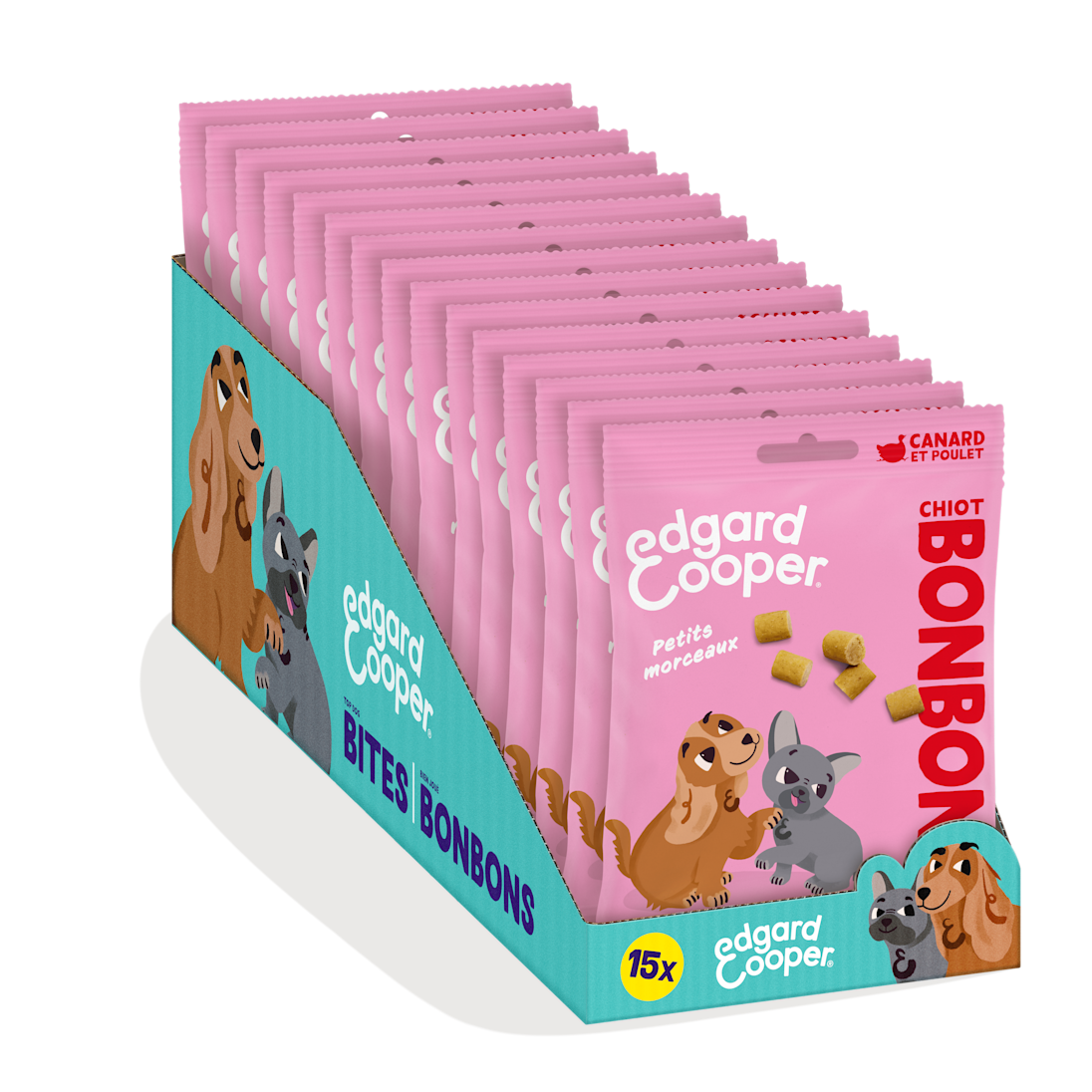 Pack - Dog Junior Bites Duck Chicken Small SRP FR