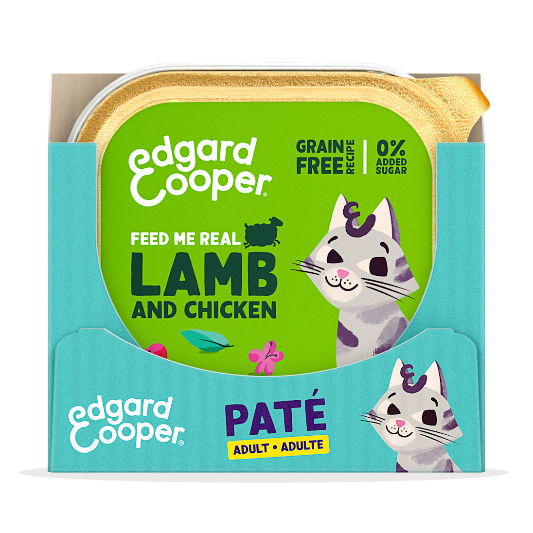 Pack - Cat Adult Pate Lamb Chicken SRP EN