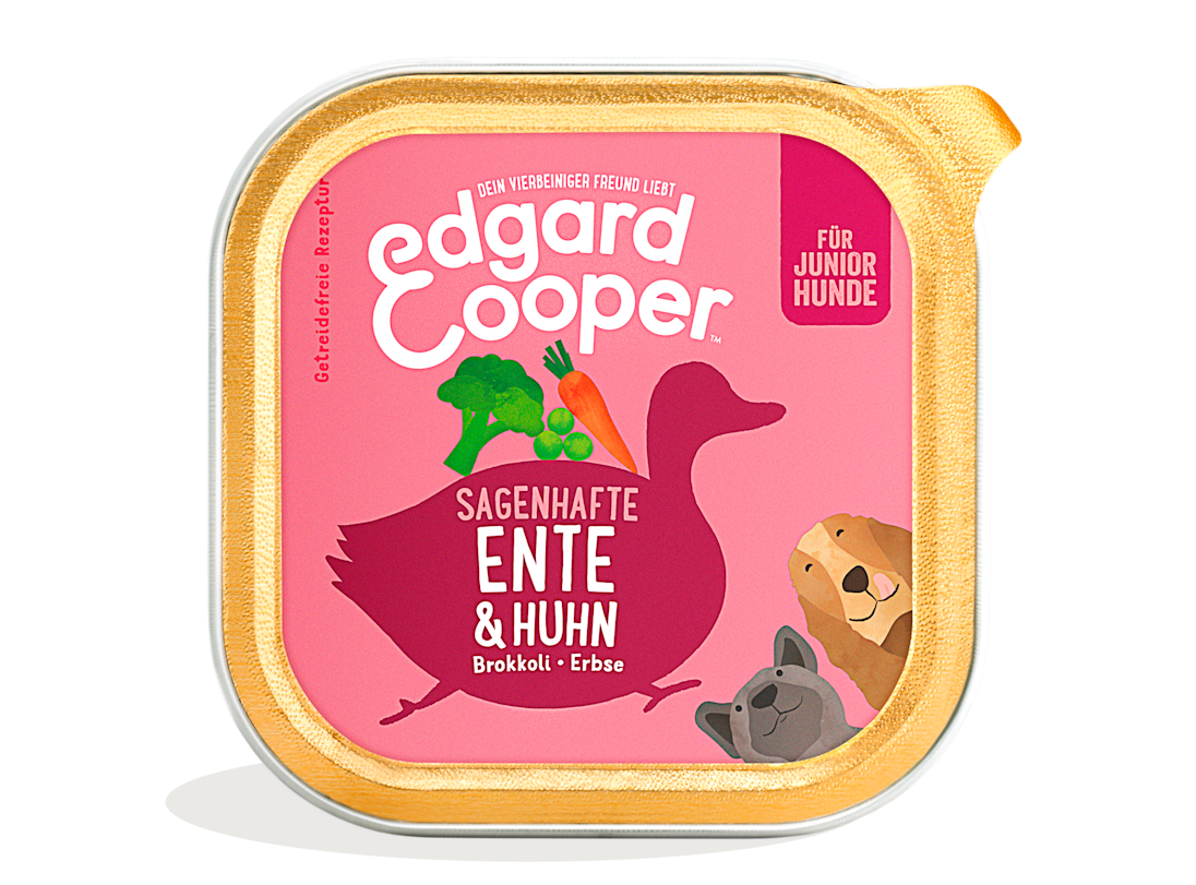 Pack - Dog Junior Paté Cup Duck Chicken DE