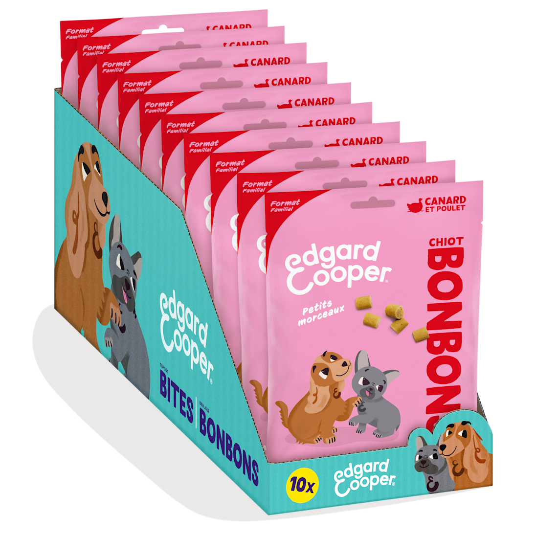 Pack - Dog Junior Bites Duck Chicken Small Family Bag SRP FR