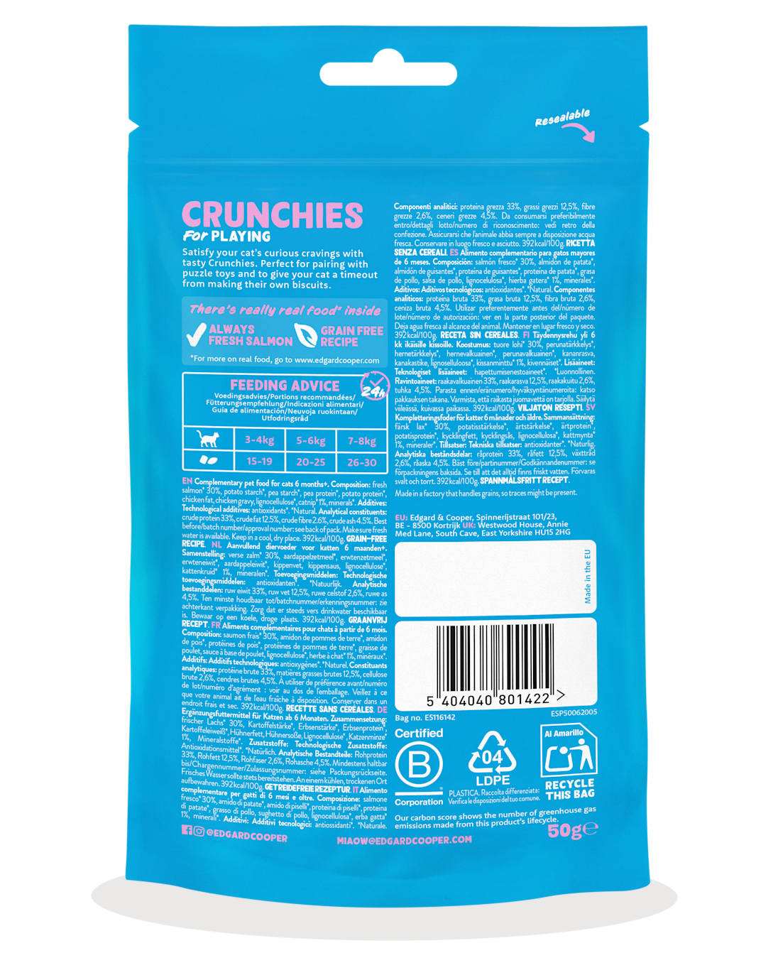 Pack - Cat All Crunchies Salmon BOP EN