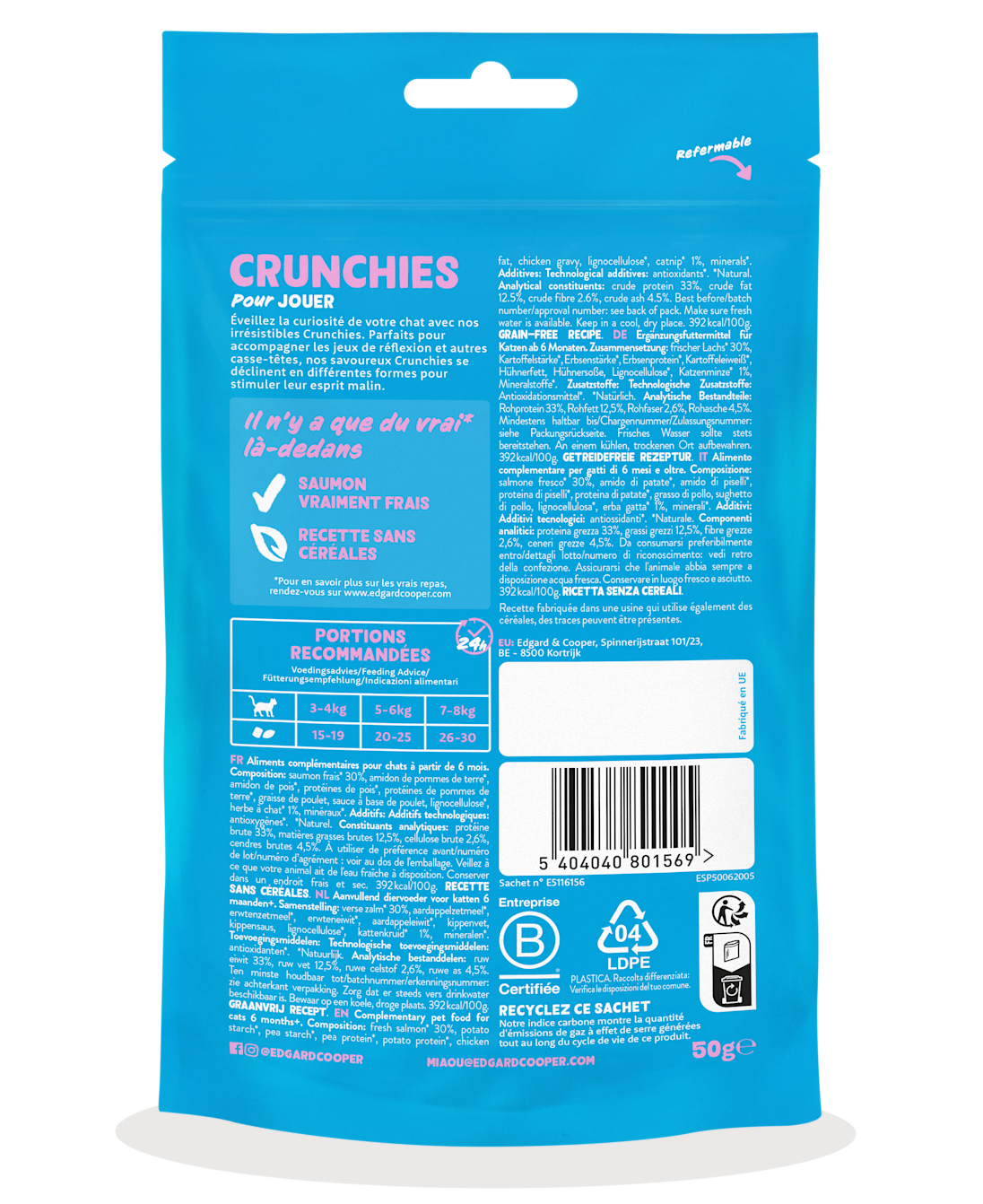 Pack - Cat All Crunchies Salmon BOP FR