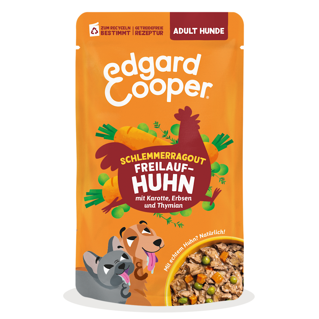 EC 2026 Dog Adult Pouch Chicken Singles FOP DE ECOMM 5404040807158