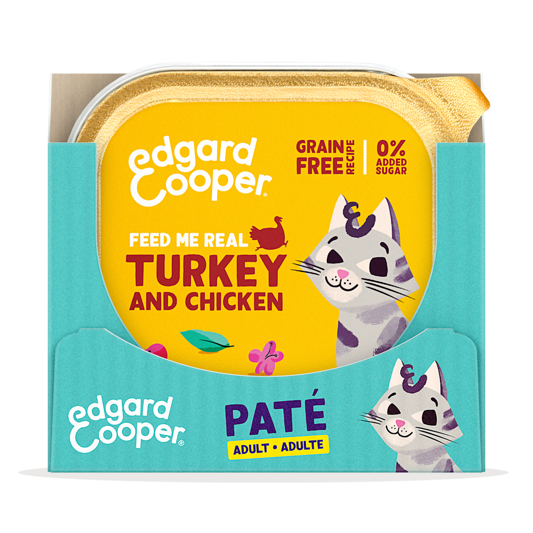 Pack - Cat Adult Paté Turkey Chicken SRP EN