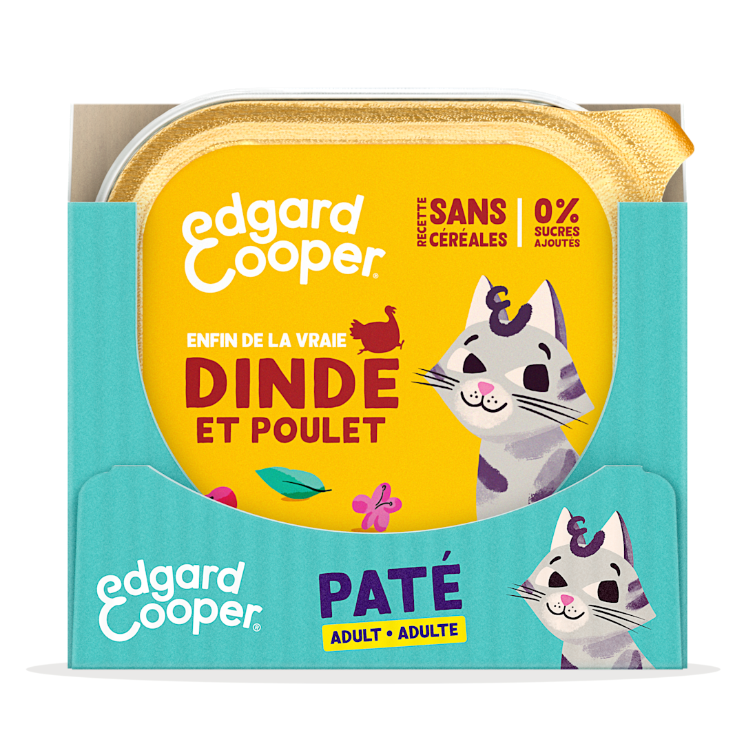 Pack - Cat Adult Paté Turkey Chicken SRP FR