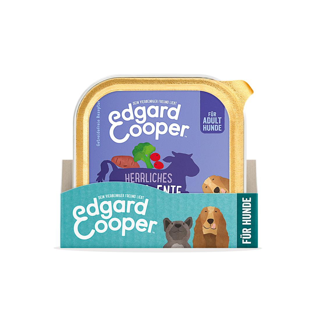 Pack - Dog Adult Paté Cup Beef Duck SRP