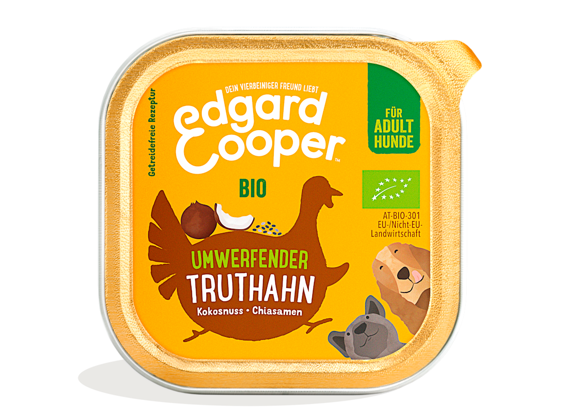 Pack - Dog Adult Paté Cup Organic Turkey DE