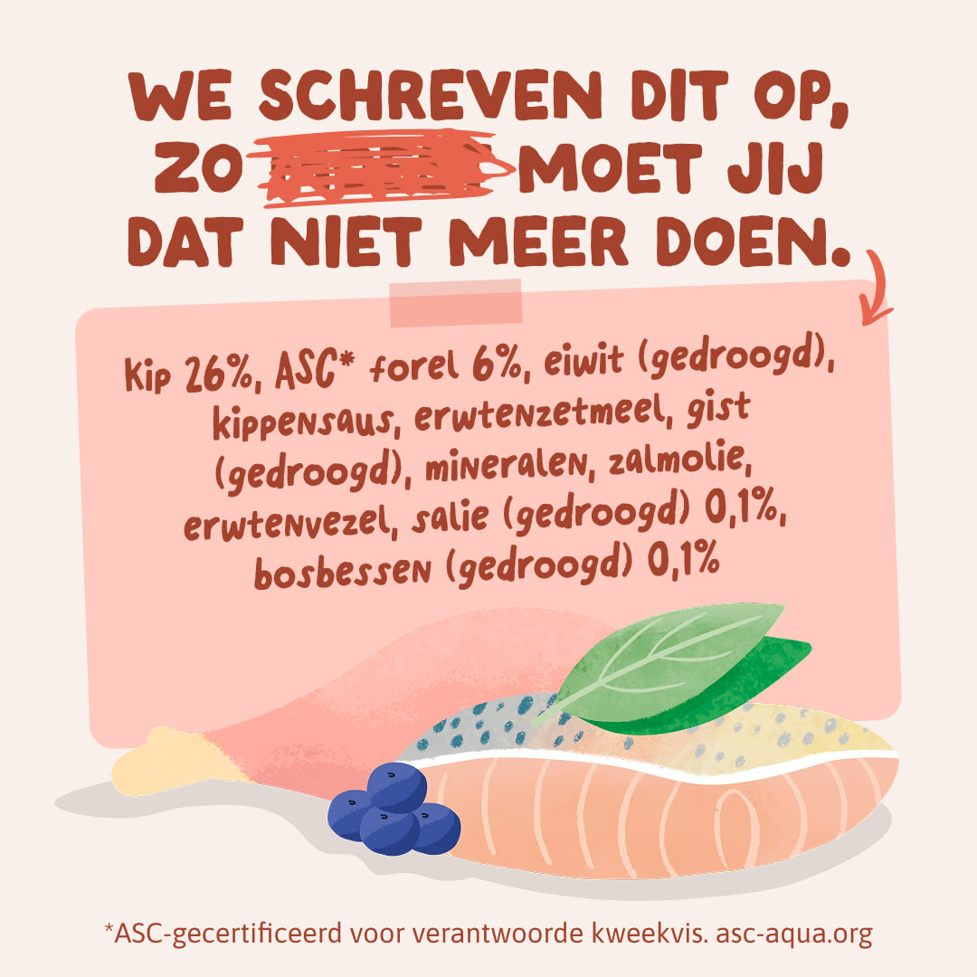 6 Chunks-Pouches DTC NL Trout Ingredients