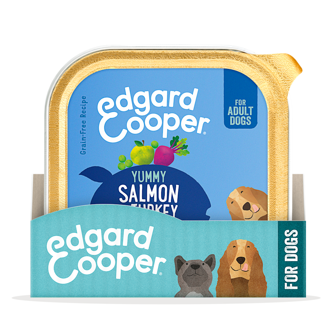Pack - Dog Adult Paté Salmon Turkey SRP EN
