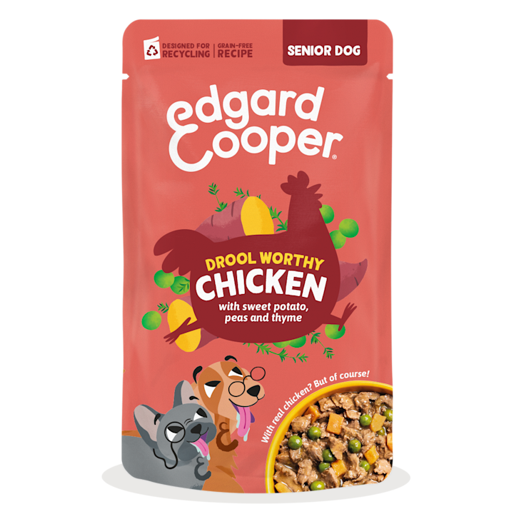 EC 2026 Dog Senior Pouch Chicken Singles FOP