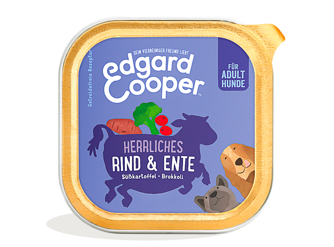Pack - Dog Adult Paté Cup Beef Duck DE