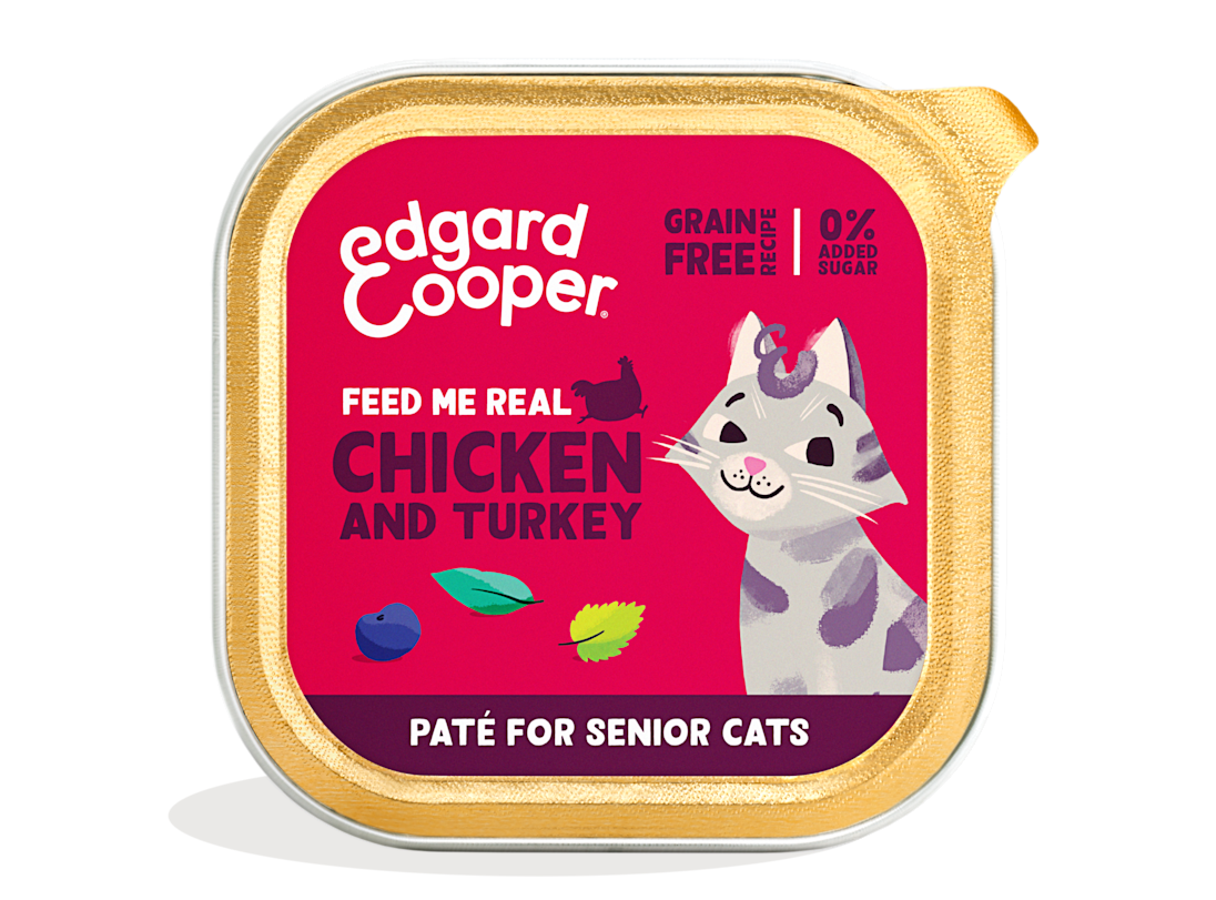 Pack - Cat Senior Pate Chicken Turkey EN