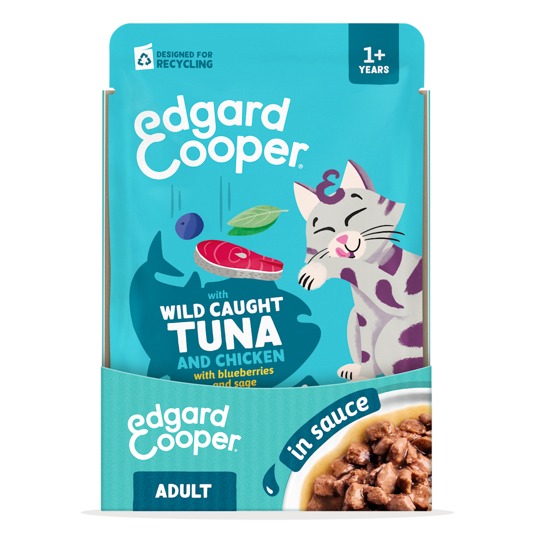 EC 2025 Cat Adult Pouch Tuna Singles SRP CORE FRONT EX 5404040806816