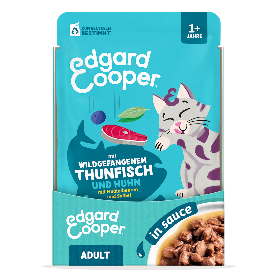 EC 2025 Cat Adult Pouch Tuna Singles SRP CORE FRONT DE 5404040806915