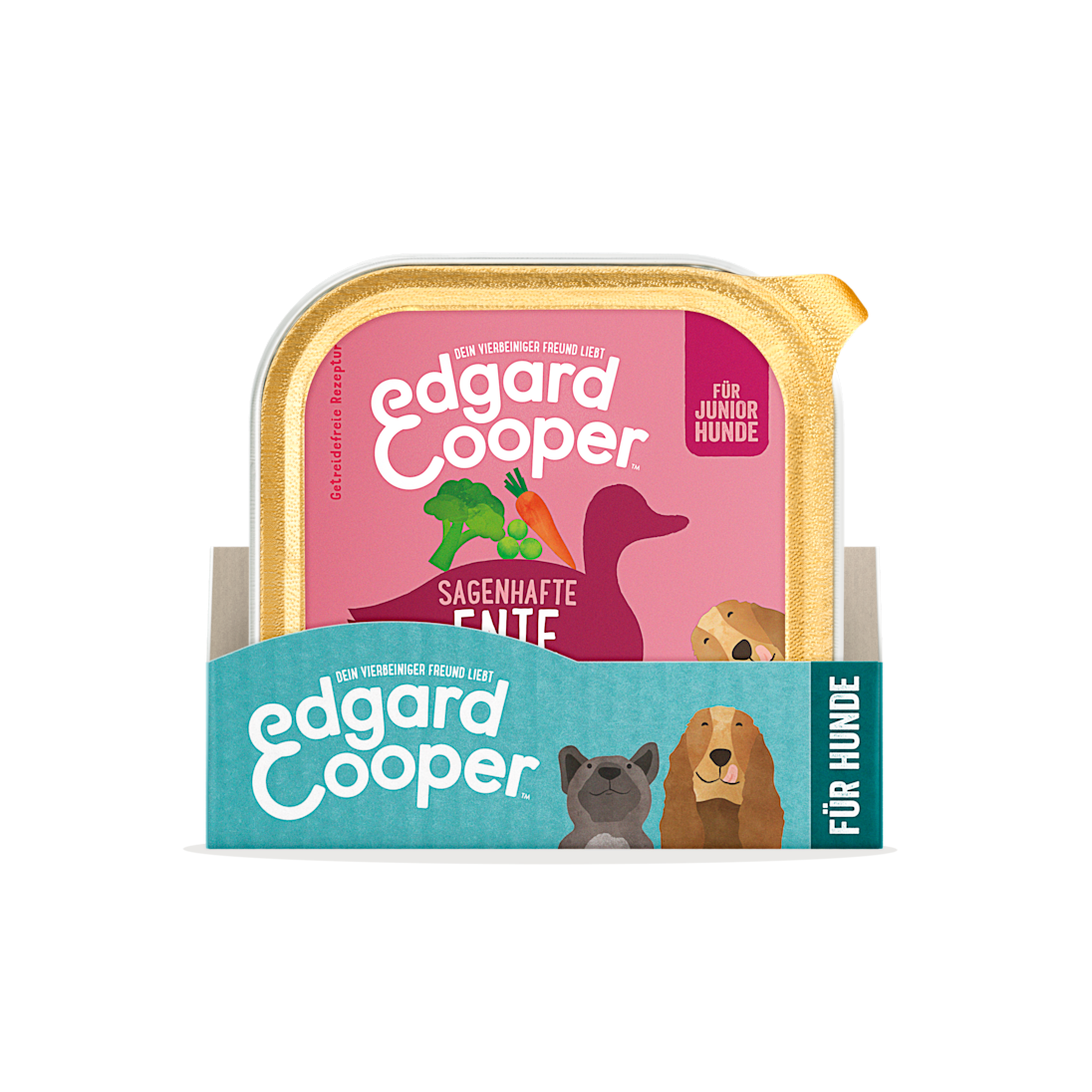 Pack - Dog Junior Paté Cup Duck Chicken SRP
