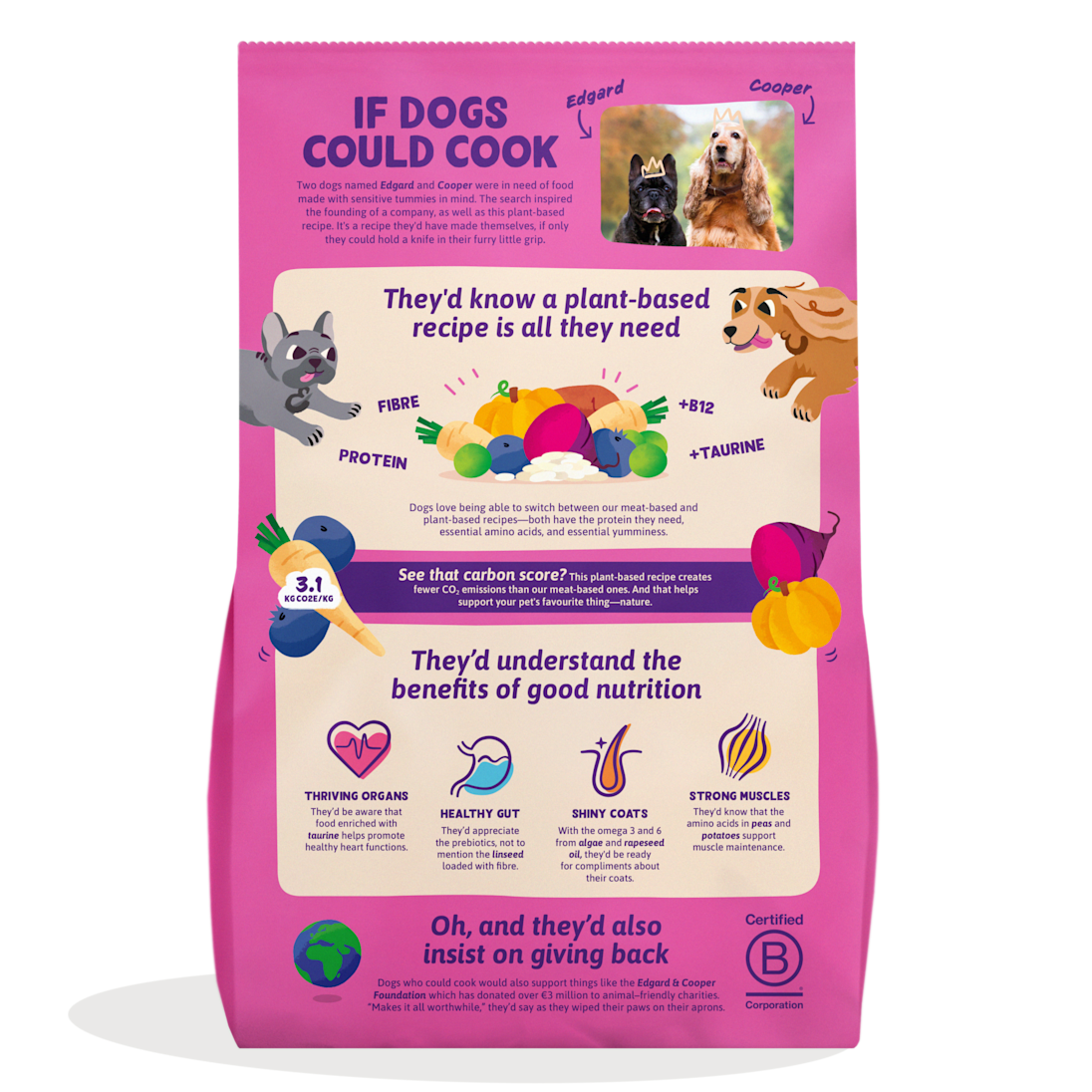 EC Generic Dog Adult PB Beetroot Export CS3-1 BOP 5407007149131