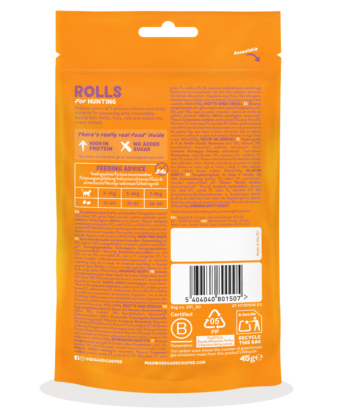 Pack - Cat All Rolls Chicken Turkey BOP EN