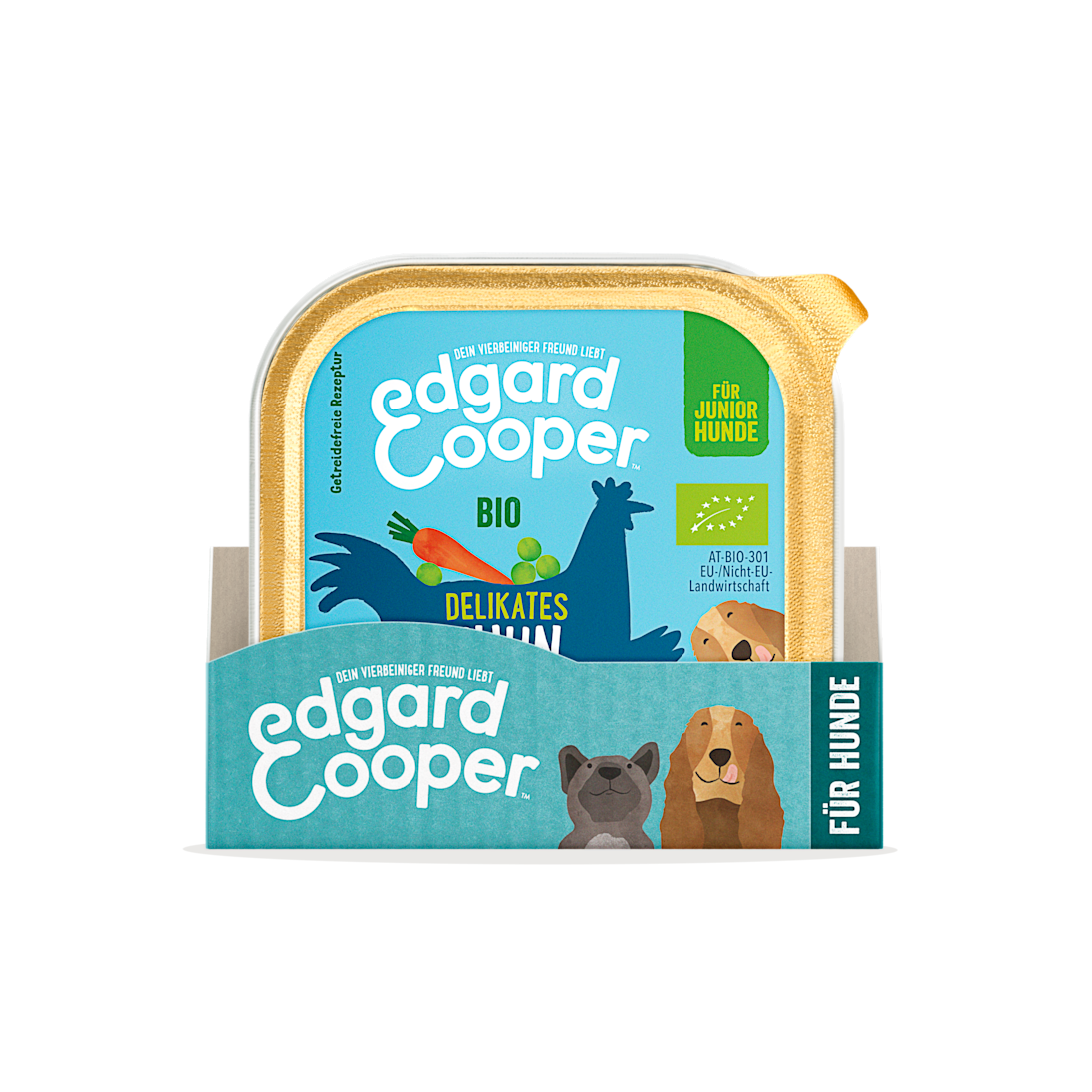Pack - Dog Junior Paté Cup Organic Chicken Fish SRP