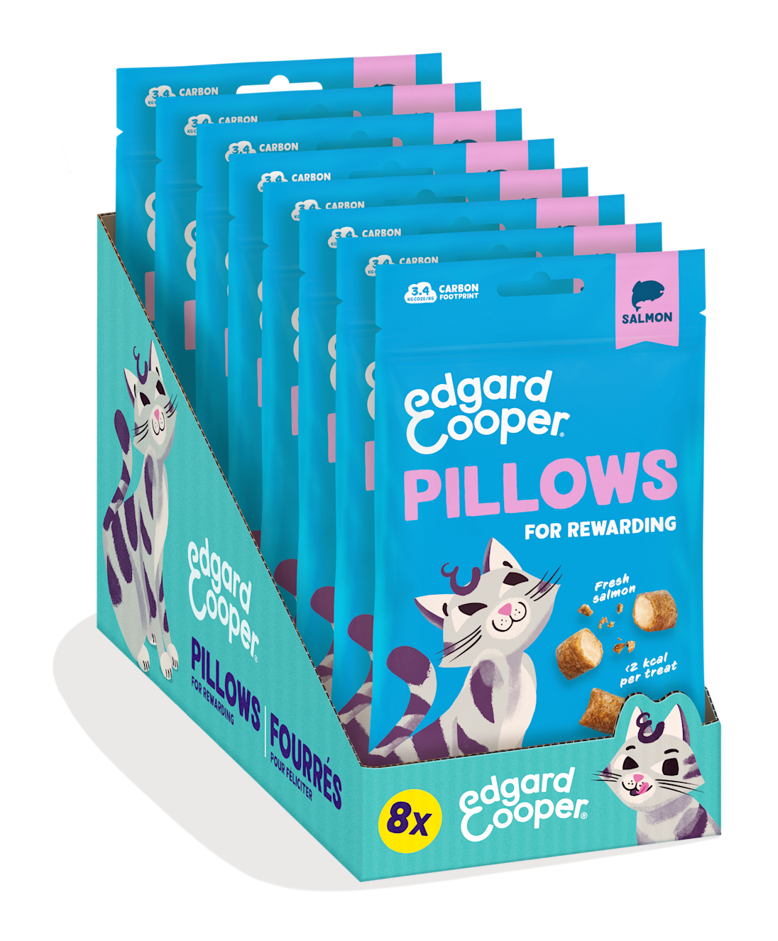 Pack - Cat All Pillows Salmon SRP EN