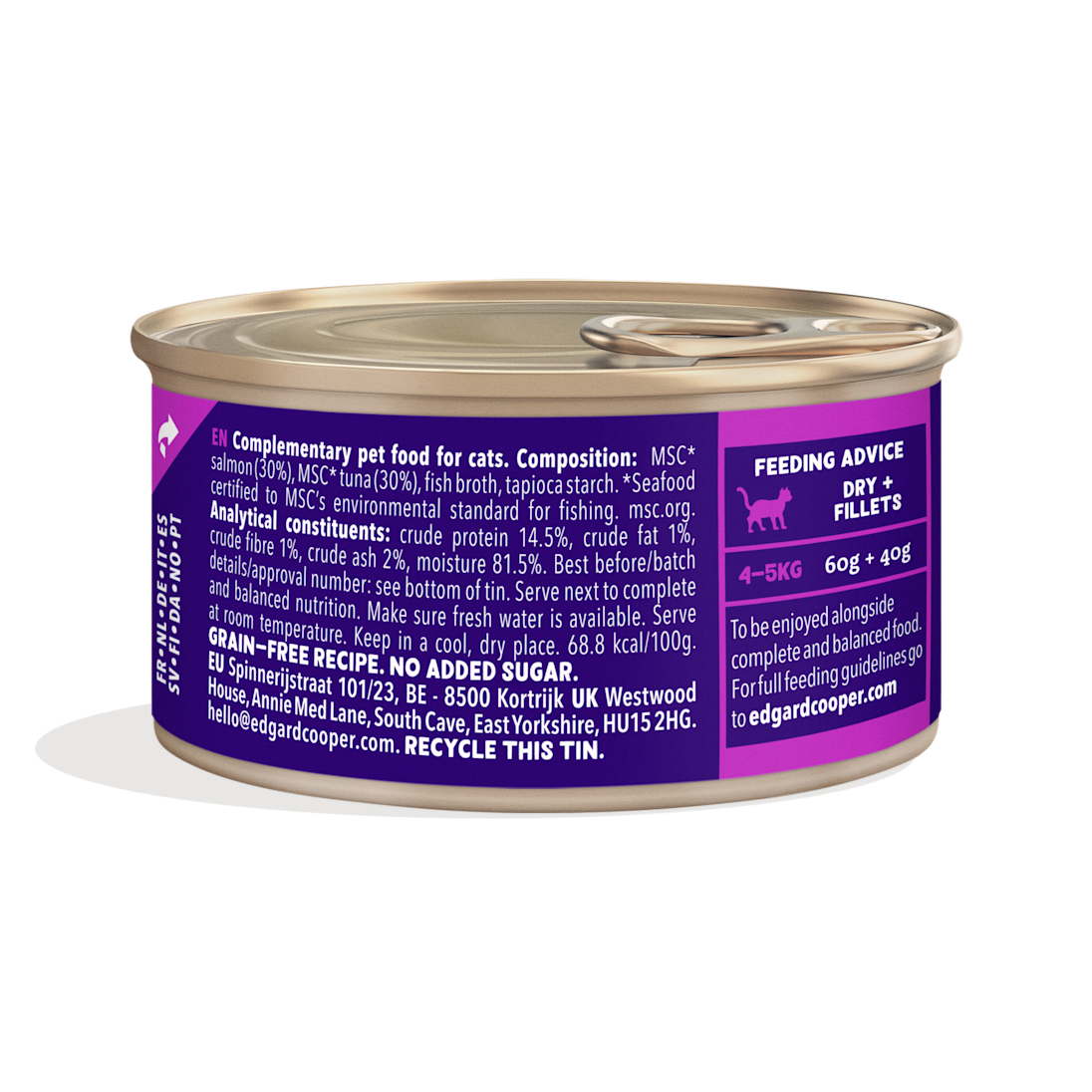 BOP Cat Fillets Salmon Tuna BOP EX